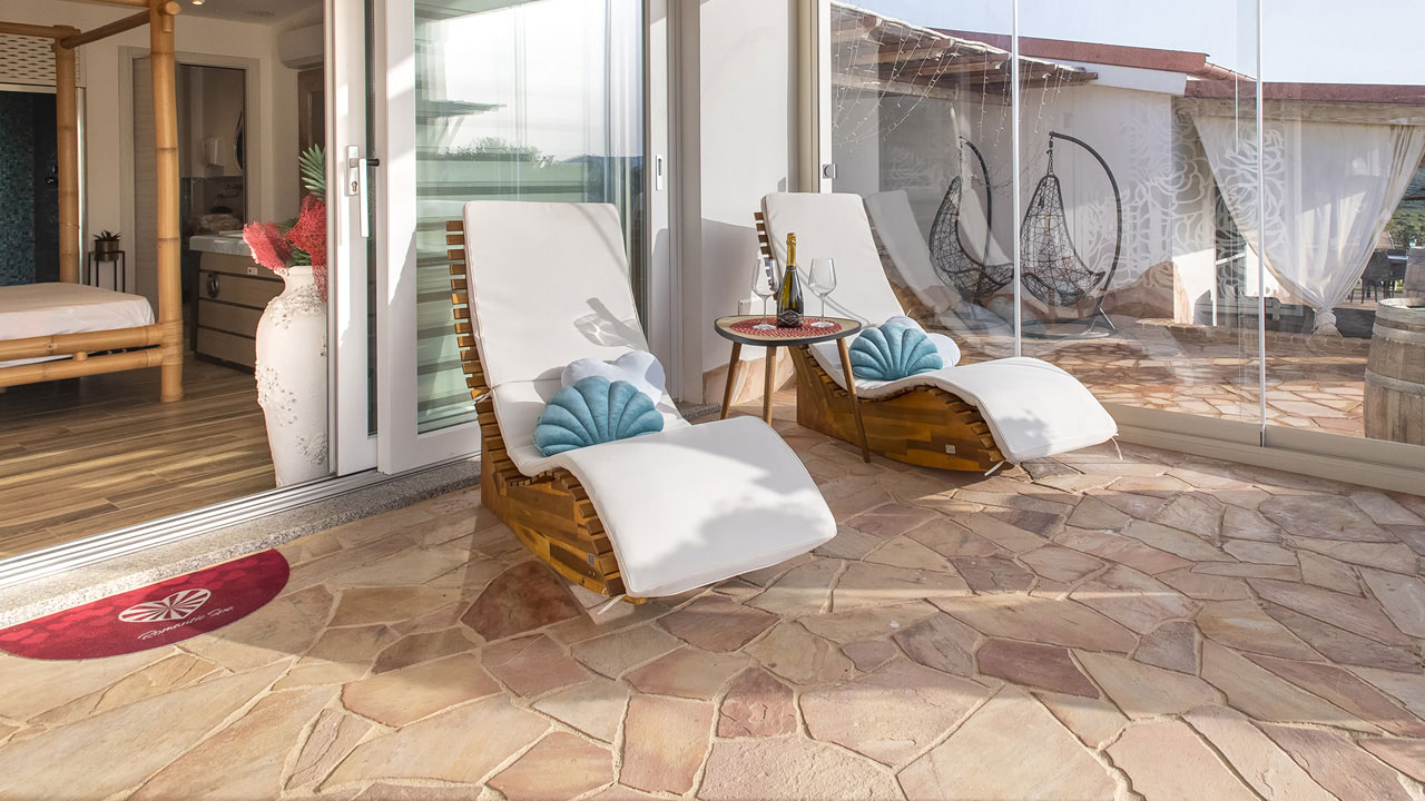 Slider images of the Romantic SPA in Alghero